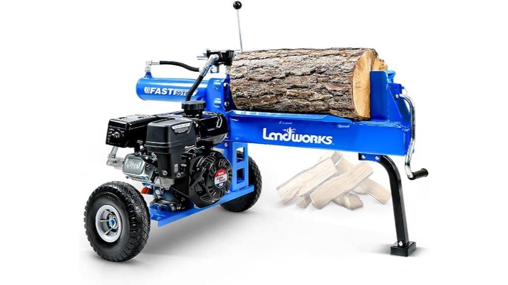 20 ton portable log splitter