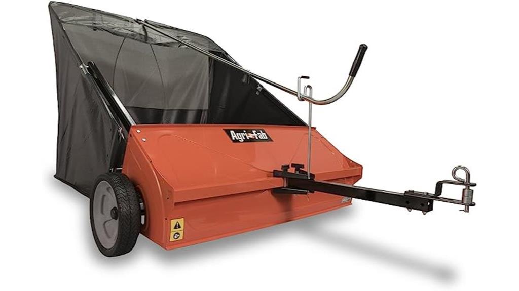 44 inch orange lawn sweeper