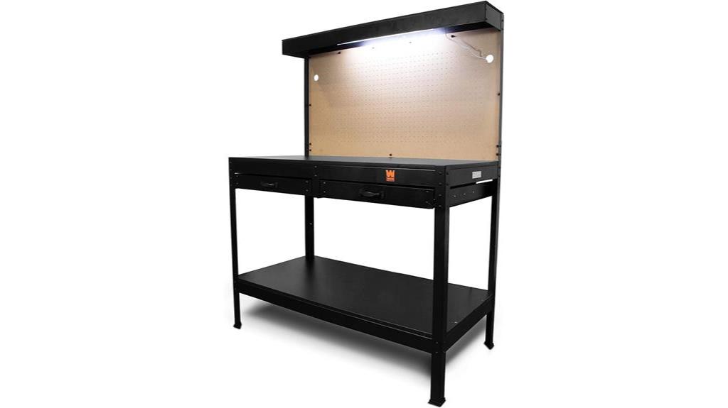 48 inch workbench with power