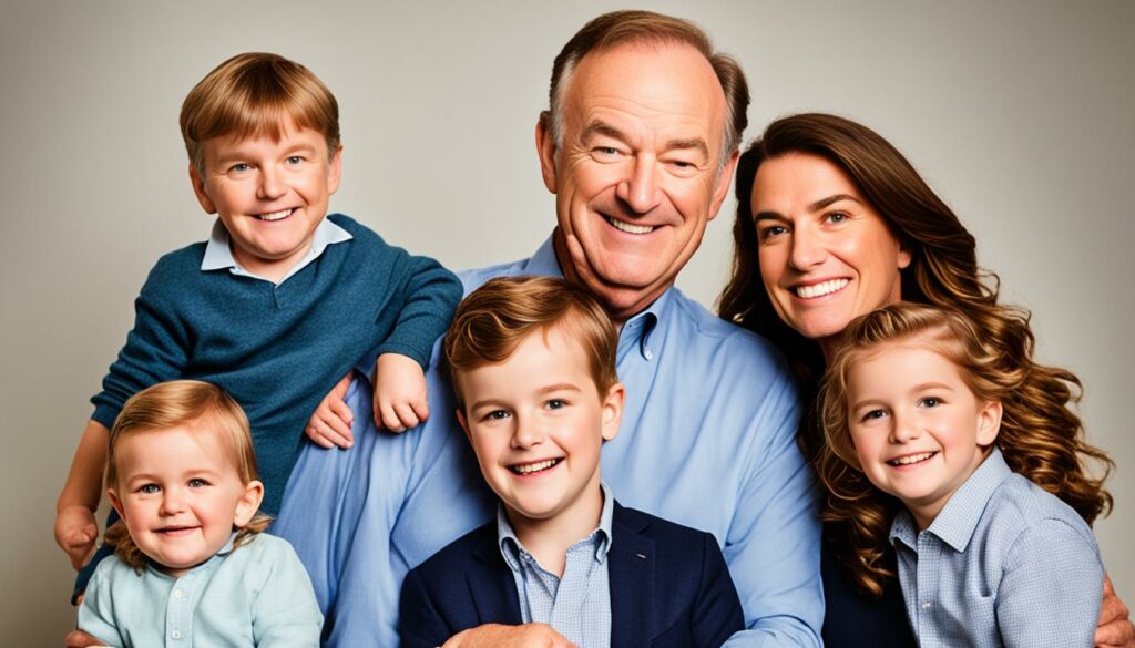 Bill O'Reilly with his children