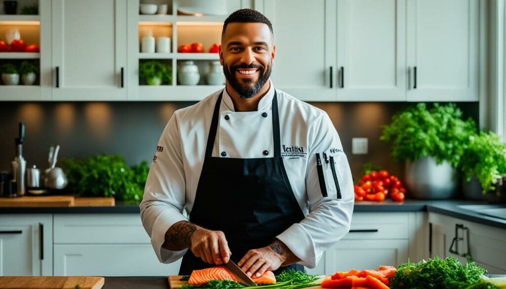 JJ Williams cooking