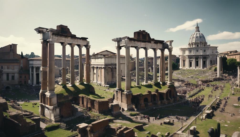 ancient roman civic center