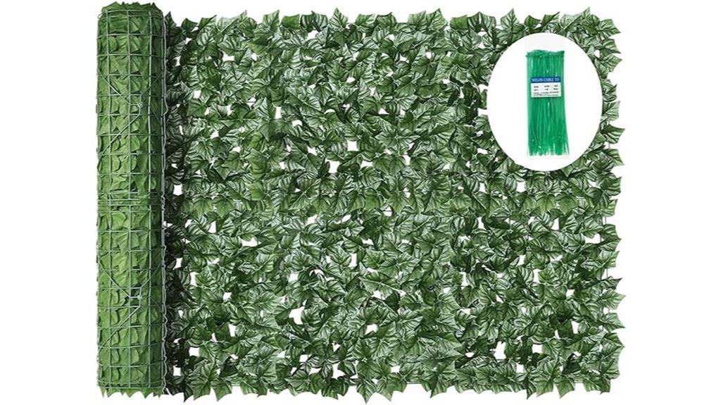artificial ivy fence screen