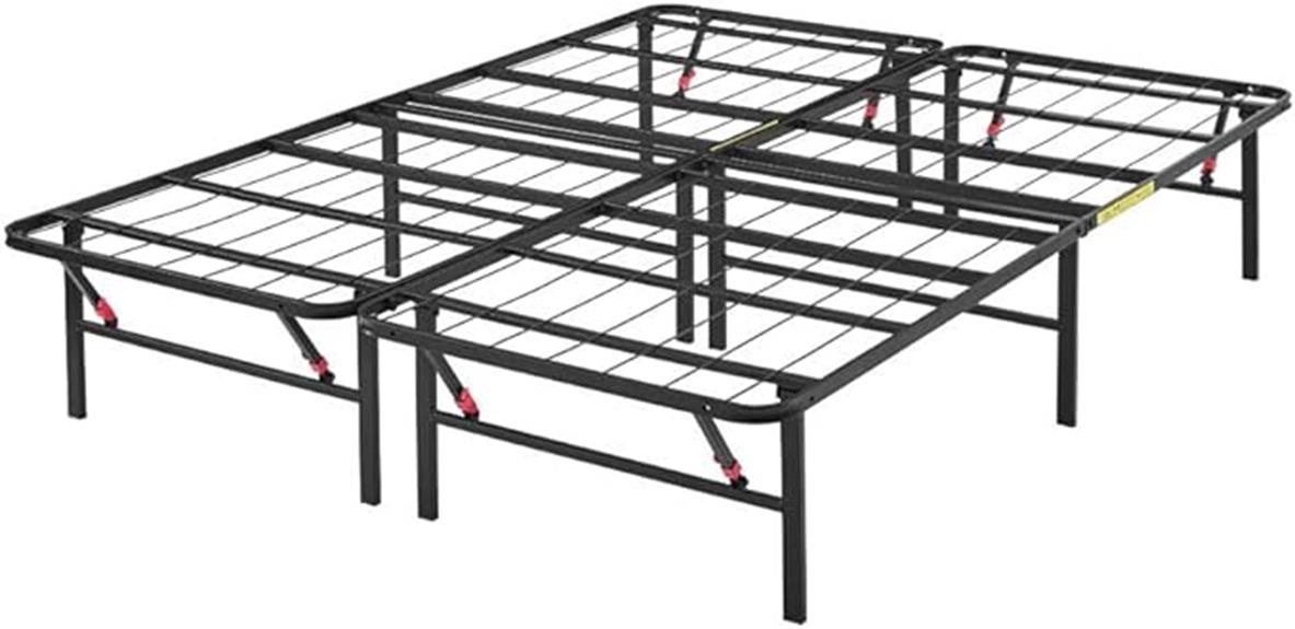 basic metal frame bed