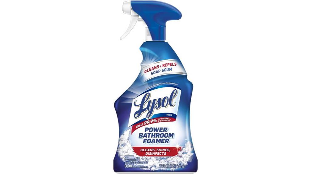 bathroom cleaning with lysol