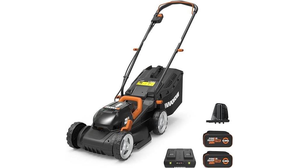 battery powered mower for small yards