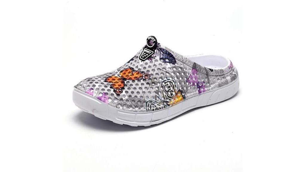 breathable mesh clog shoes