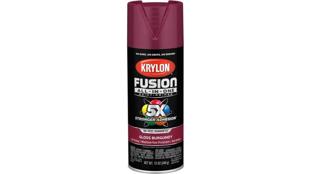 burgundy krylon fusion spray