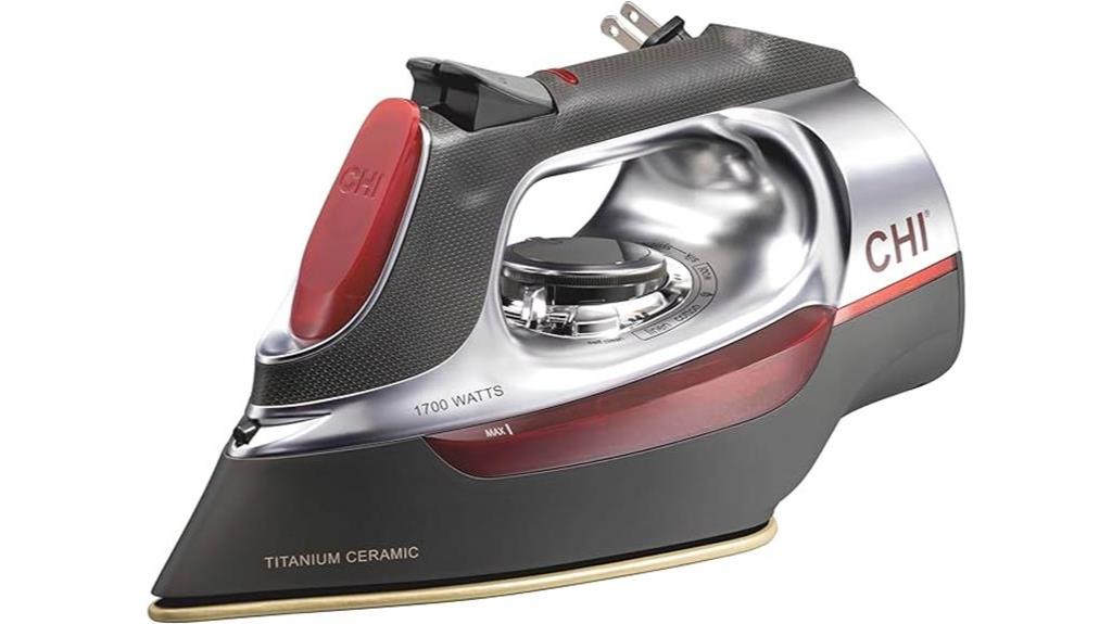 chi steam iron features