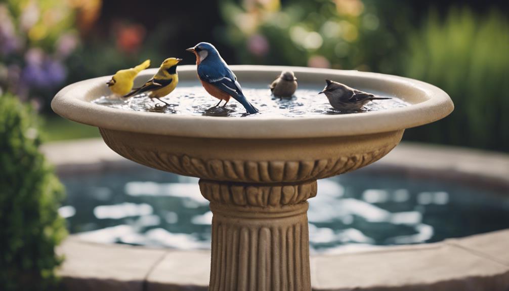 choosing the right birdbath