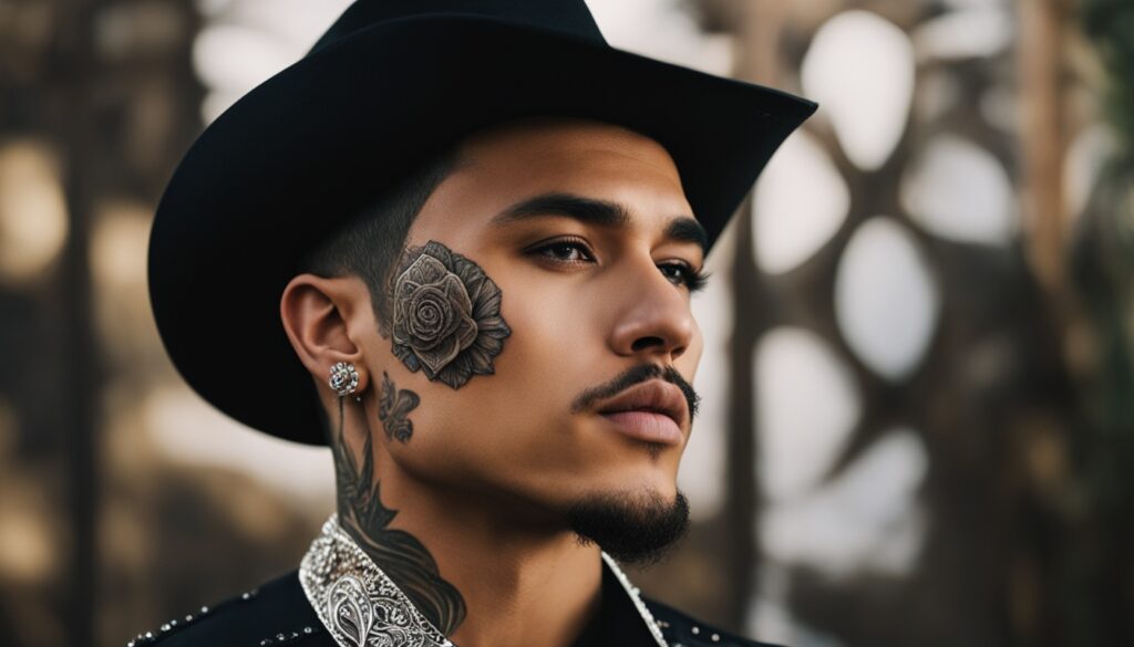Christian Nodal Face Tattoos 2024 Update