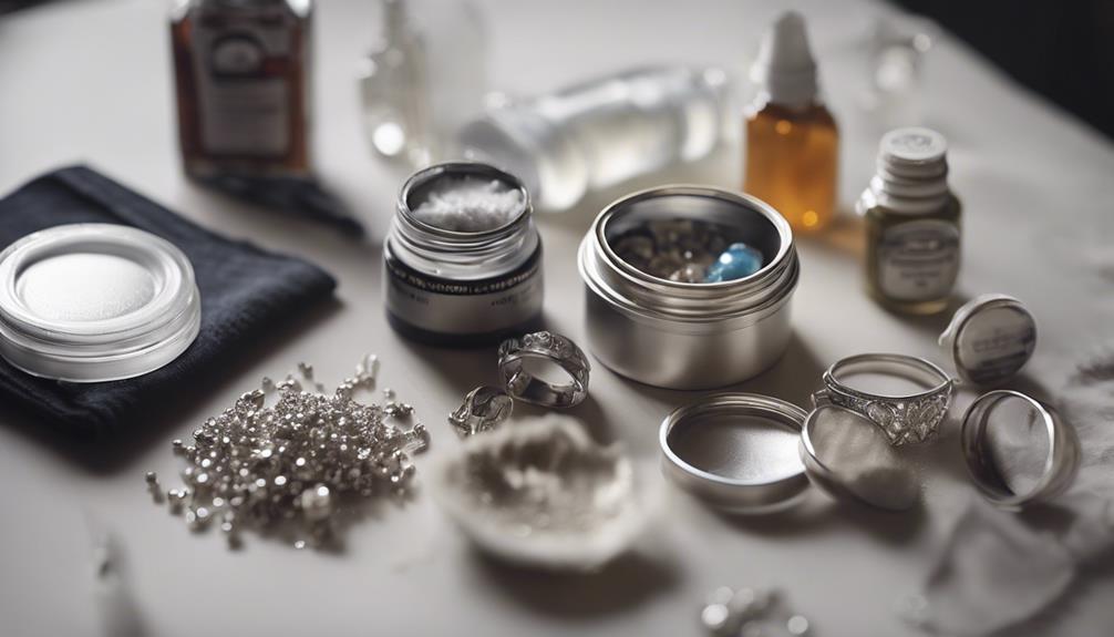 cleaning silver jewelry properly
