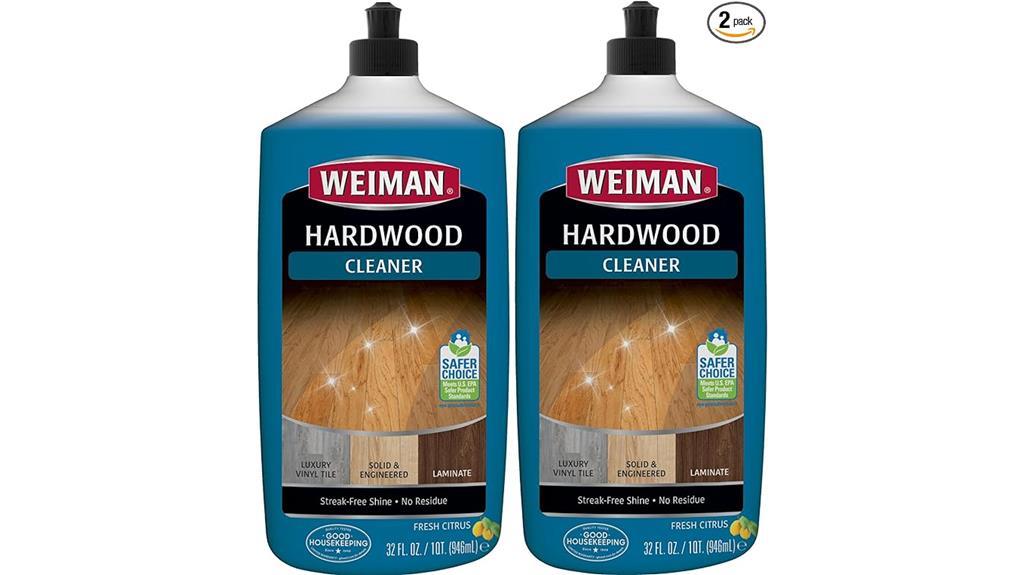 cleaning solution for hardwood