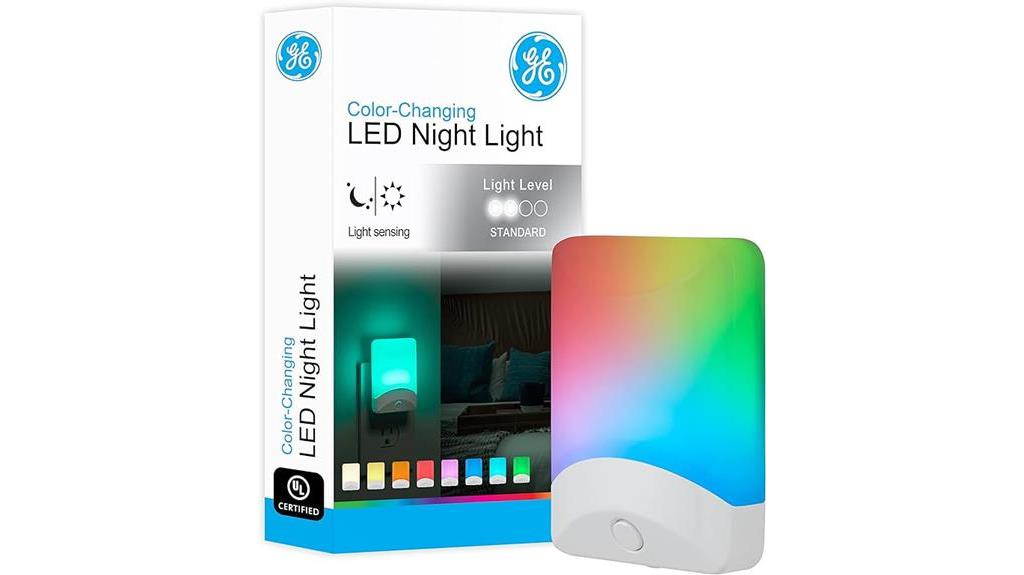 color changing led night light