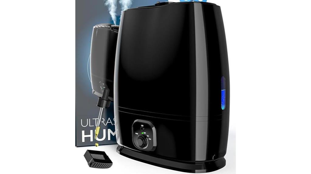 comfortable sleep with humidifier