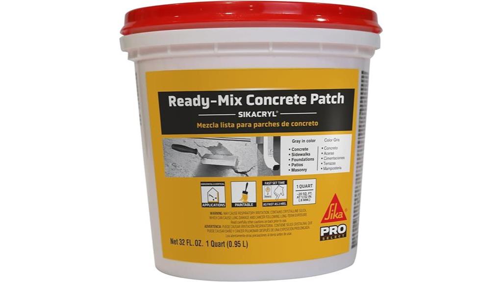 concrete repair patch solution