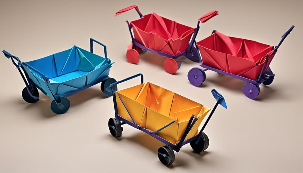 convenient collapsible wagons for transport