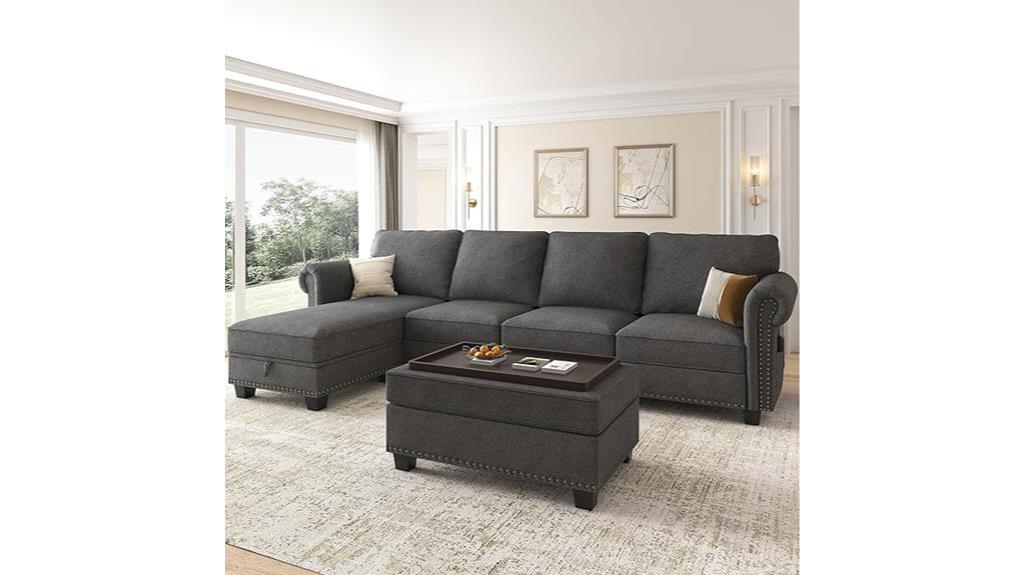 convertible sectional sofa couch