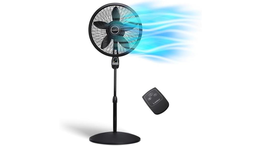 cooling comfort with oscillation