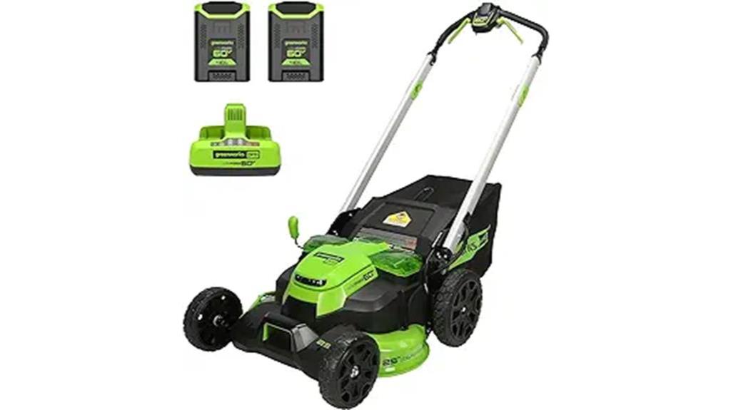 cordless mower with led