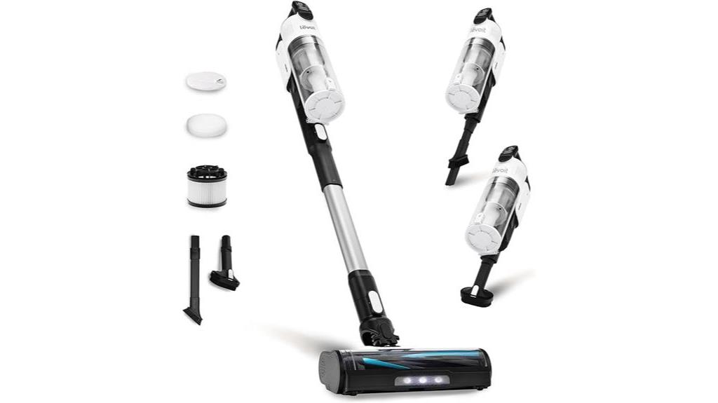 cordless vacuum with tangle resistant design