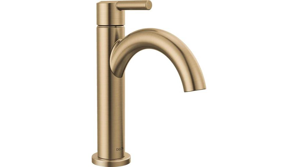 delta gold bathroom faucet