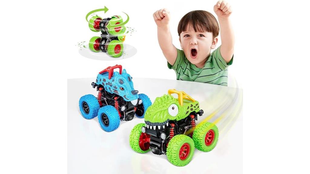 dinosaur toy truck gift