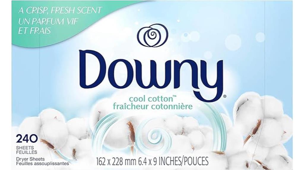downy dryer sheets cotton