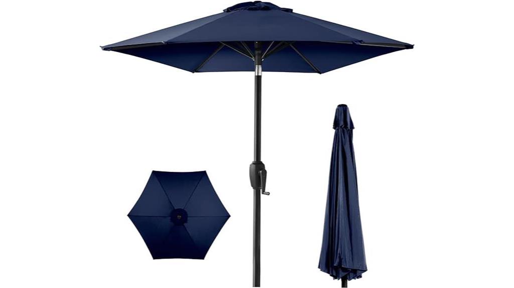 durable outdoor umbrella table