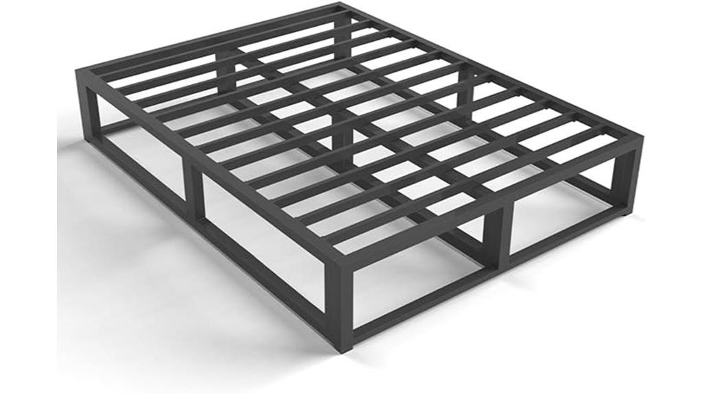 durable steel queen bed