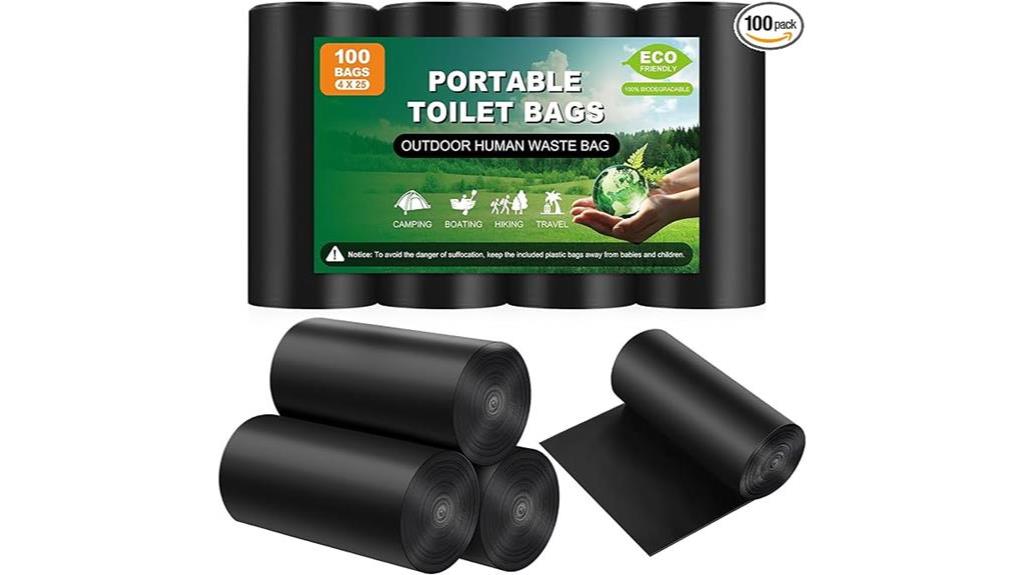 eco friendly portable toilet bags