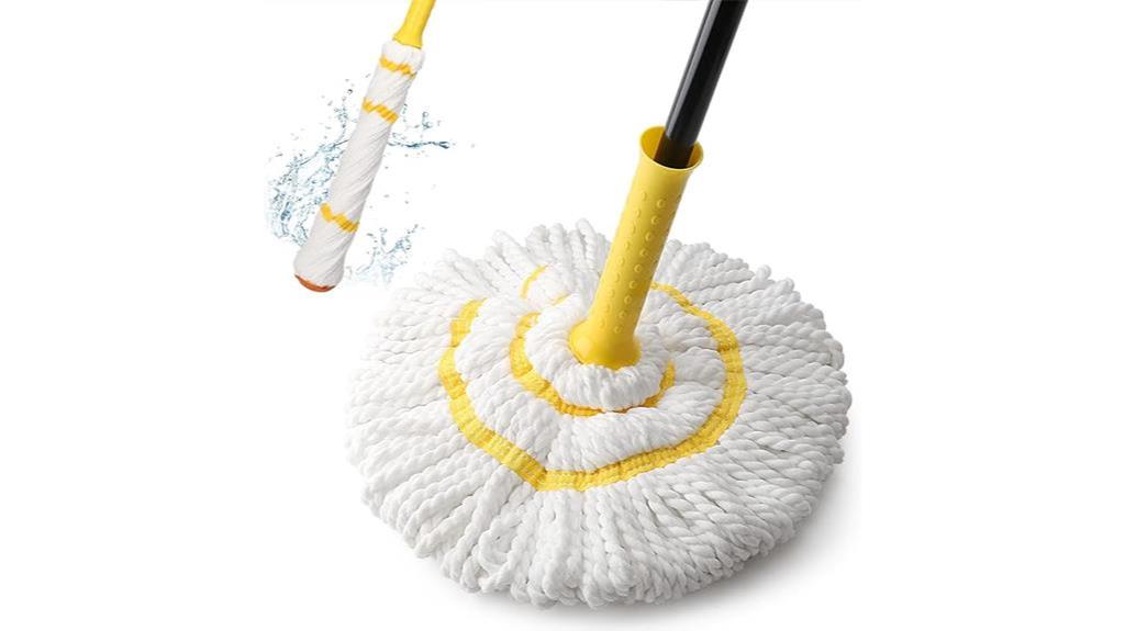 efficient mop with scouring