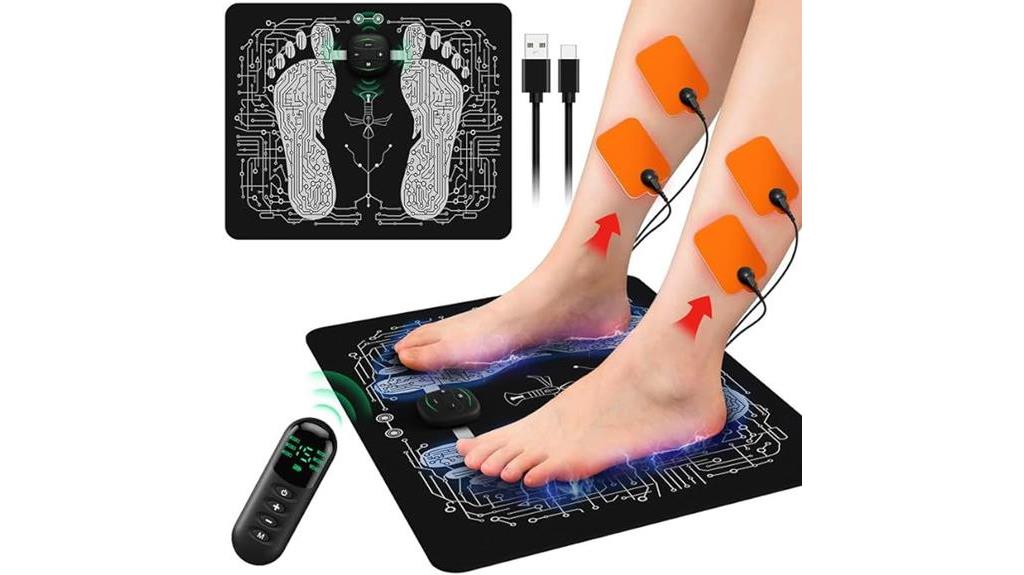 electrical foot stimulation mat