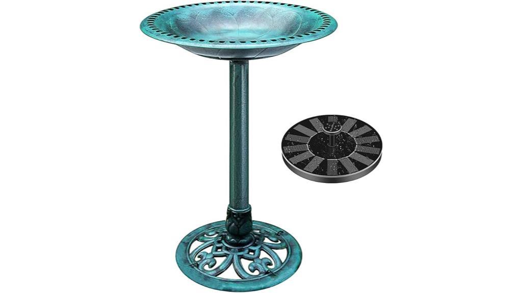 elegant bird bath fountain