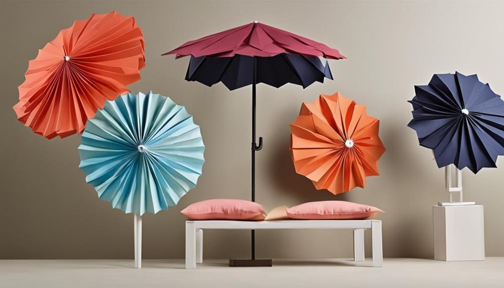 enhance outdoor space umbrellas