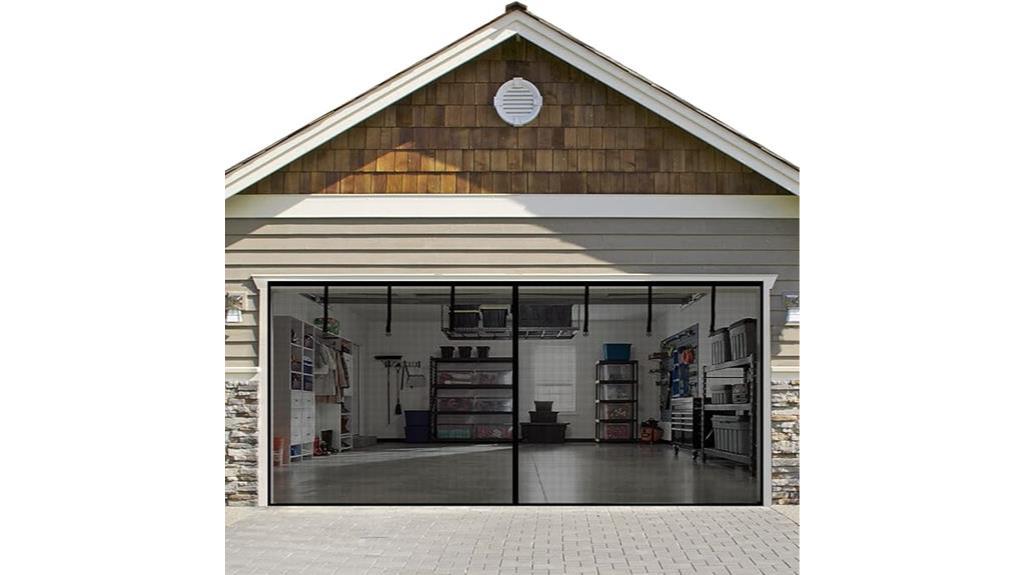 garage door screen accessory