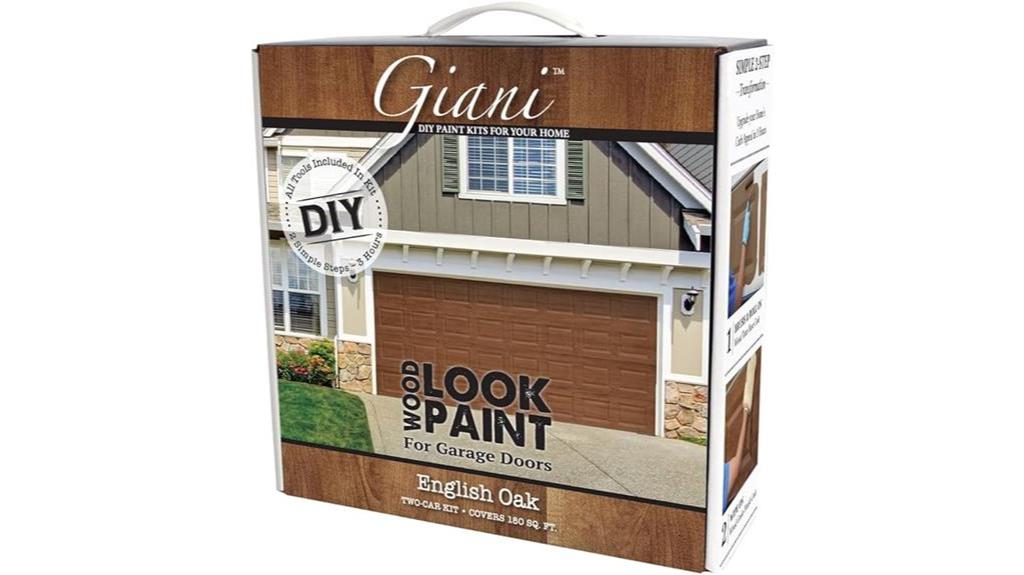 garage door wood paint
