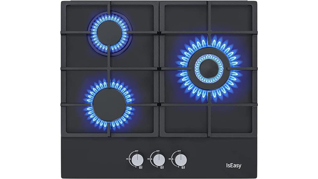 gas cooktop with thermocouple