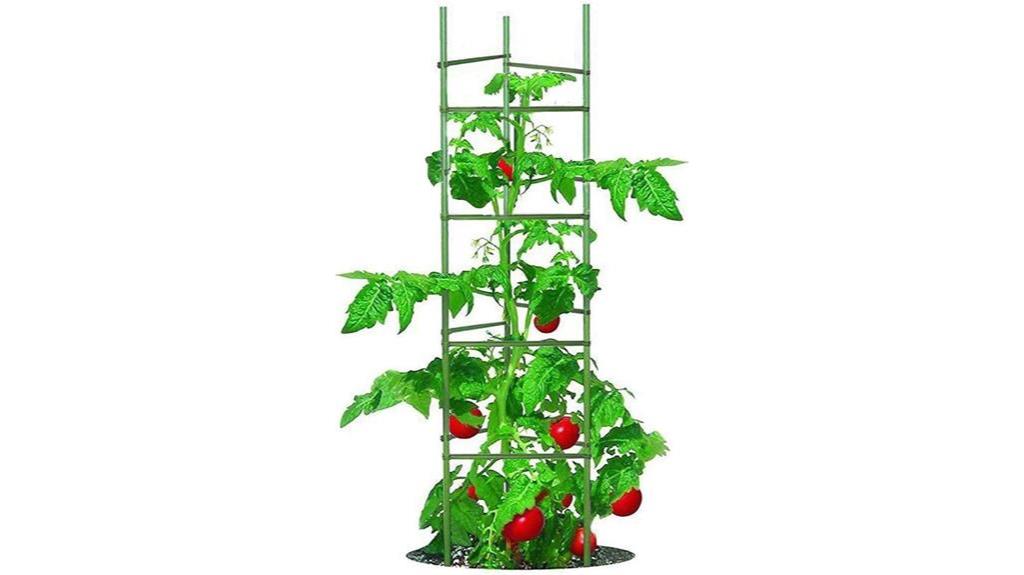 green 5ft tomato cages