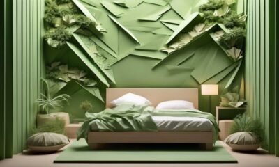 green bedroom design ideas