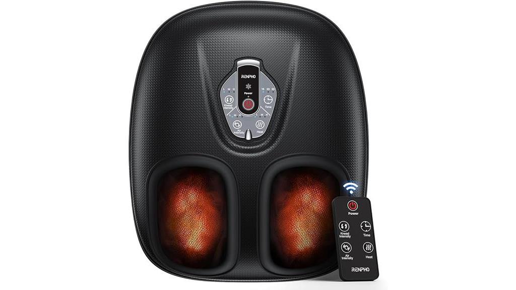 heated shiatsu foot massager