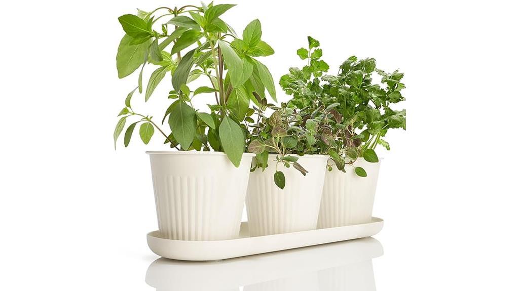 herb garden planter set