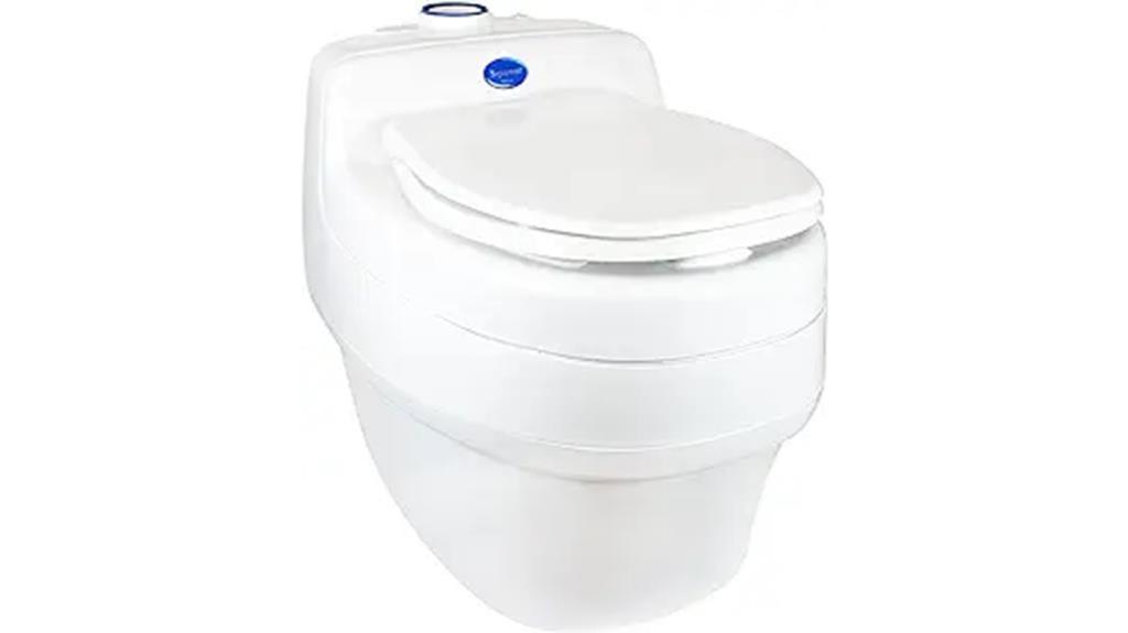 high capacity waterless toilet