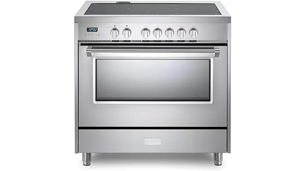 high end induction range oven