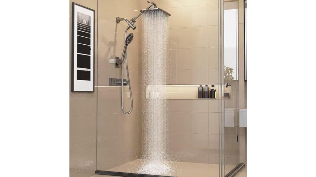 high pressure shower experience