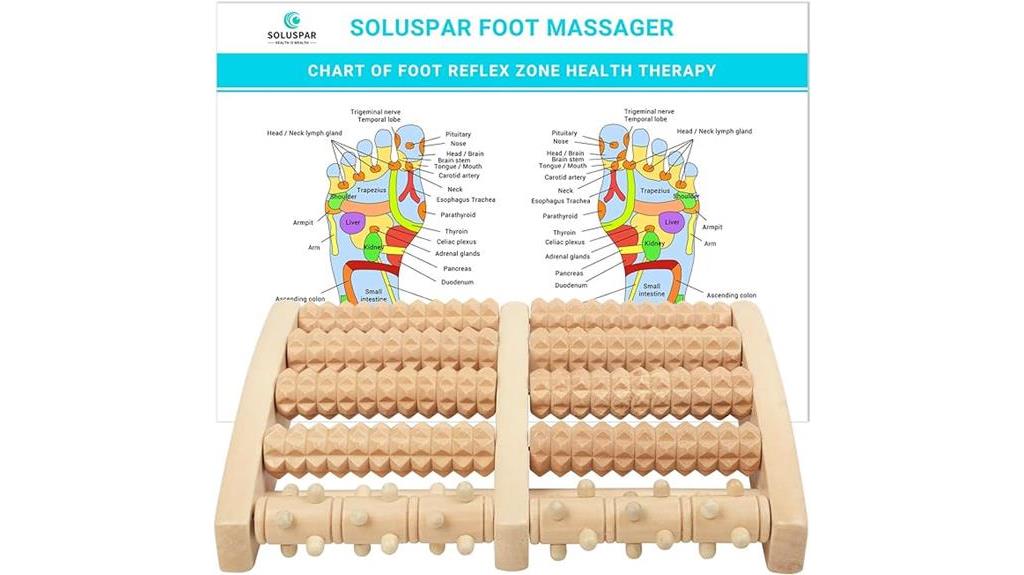 high quality wooden foot massager