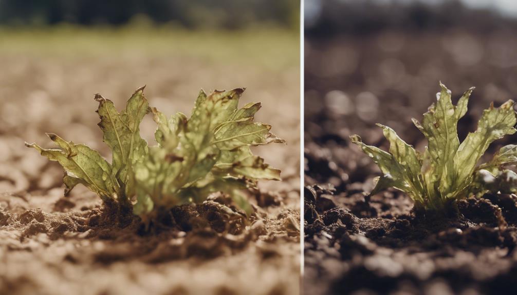 identifying water stress signs