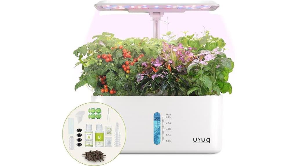 indoor hydroponic herb garden