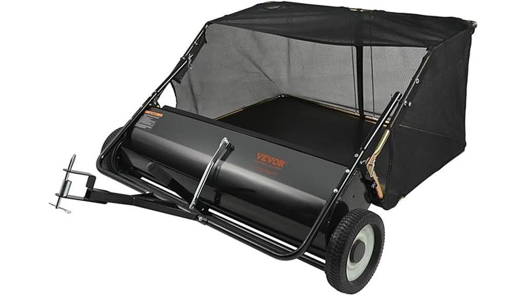large capacity lawn sweeper