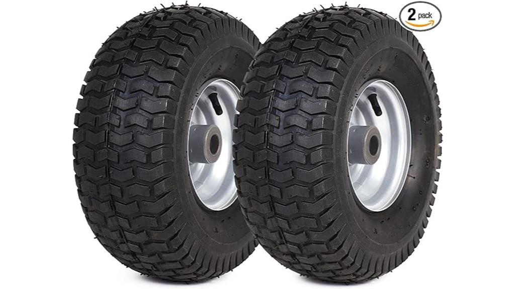 lawn tractor tire set